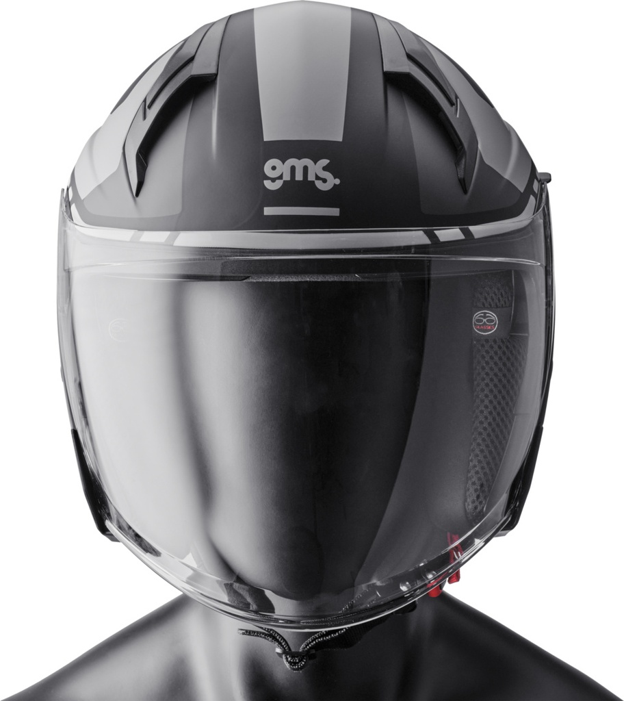 Jet Helmet Vectus Graphic black-grey
