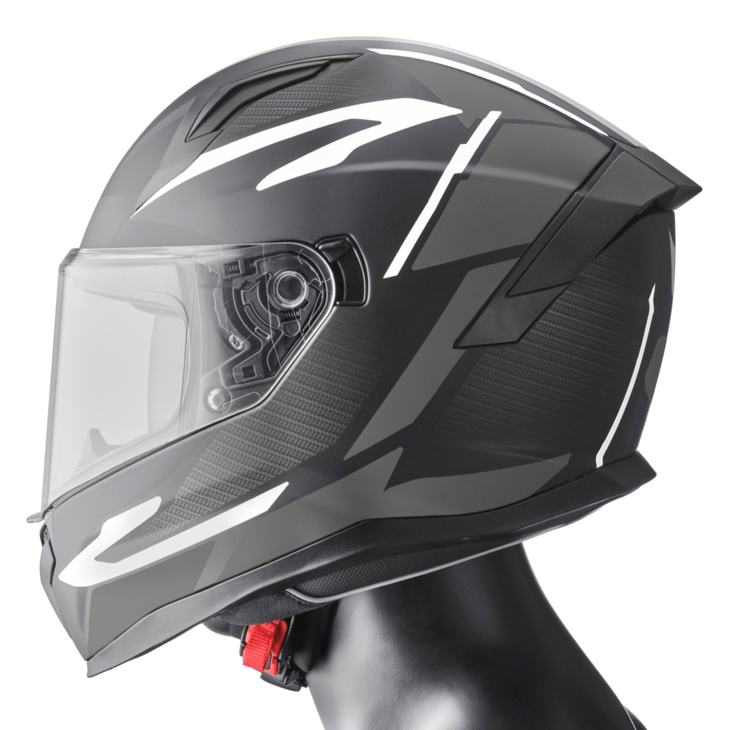 Full-face helmet Velox Graphic matt black-grey
