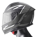 Full-face helmet Velox Graphic matt black-grey