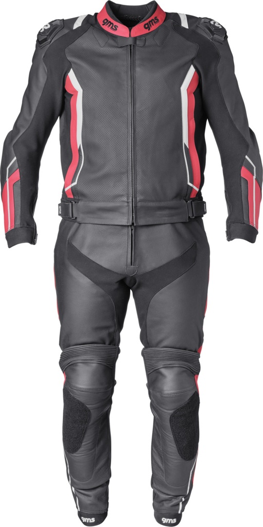 Leather Suit GR-1 2PCS black-red-white