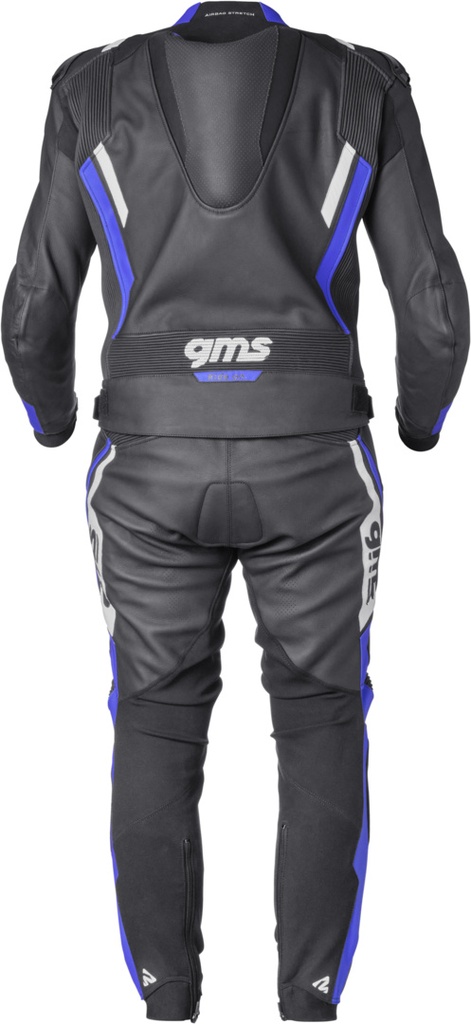 Leather Suit GR-1 2PCS black-blue-white