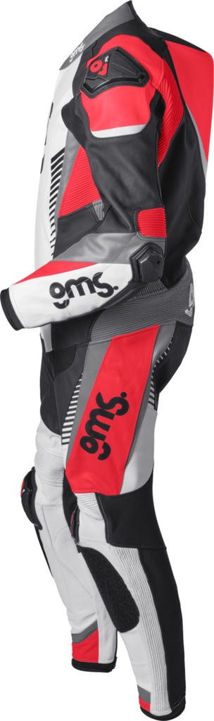 Leather suit GRC-1 1PCS black-white-red