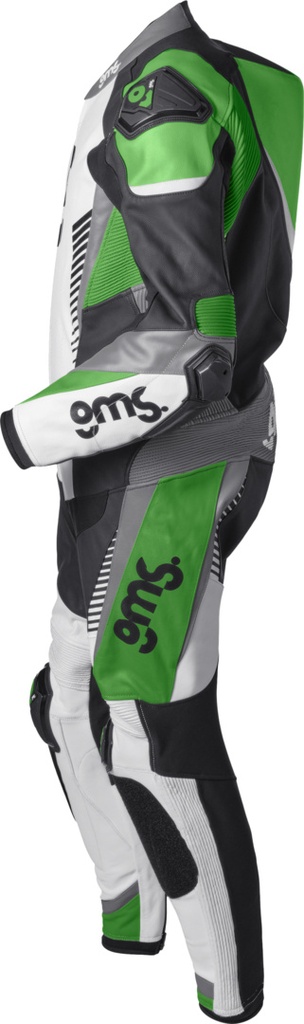 Leather suit GRC-1 1PCS black-white-green