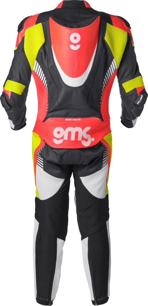 Leather suit GRC-1 1PCS black-yellow-red