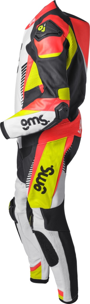 Leather suit GRC-1 1PCS black-yellow-red