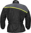 Rain jacket Douglas black-yellow fluo