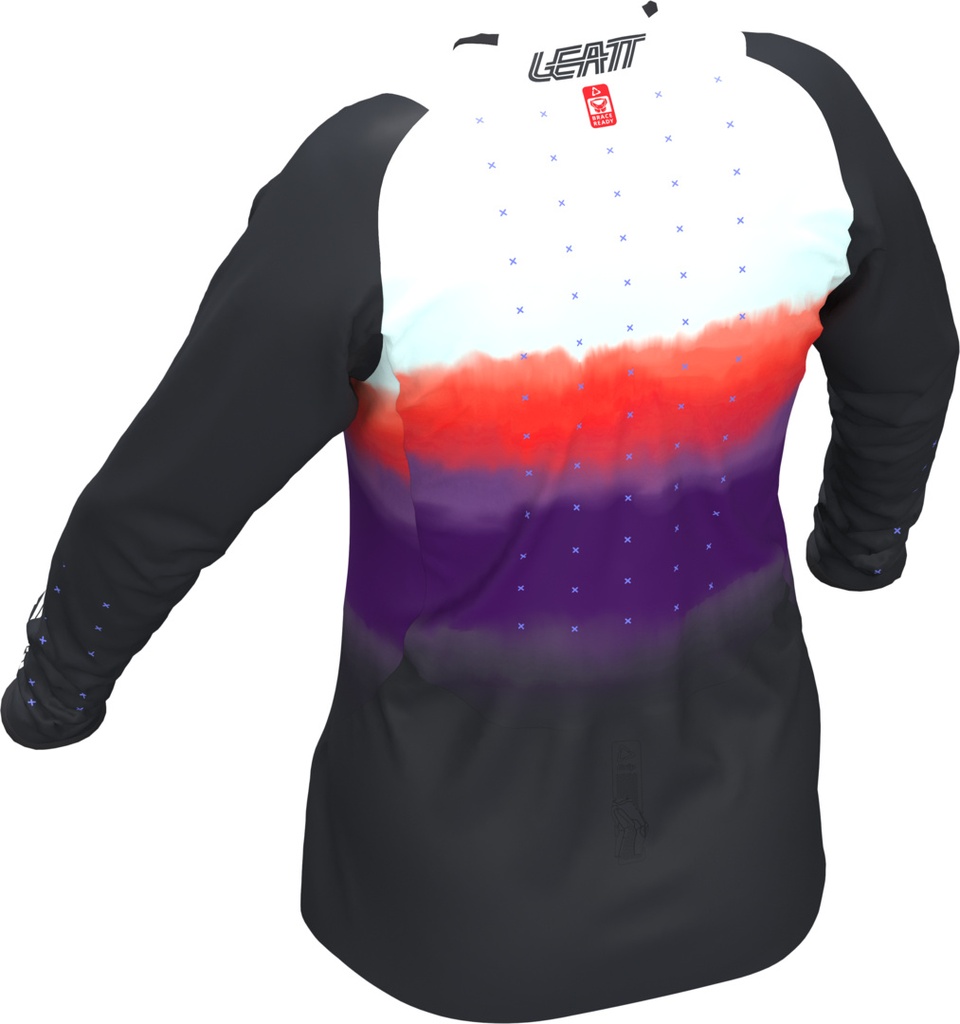Jersey Moto 4.5 Lite Women V25 sunburn black-white-red