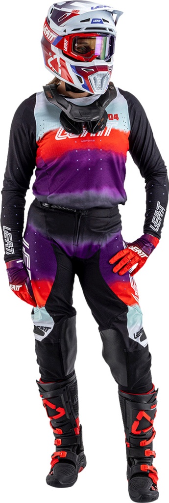 Jersey Moto 4.5 Lite Women V25 sunburn black-white-red