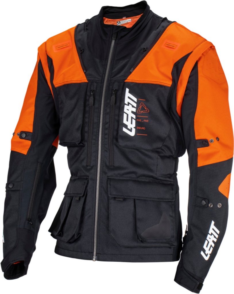 Jacket Moto 5.5 Enduro Orange black-orange