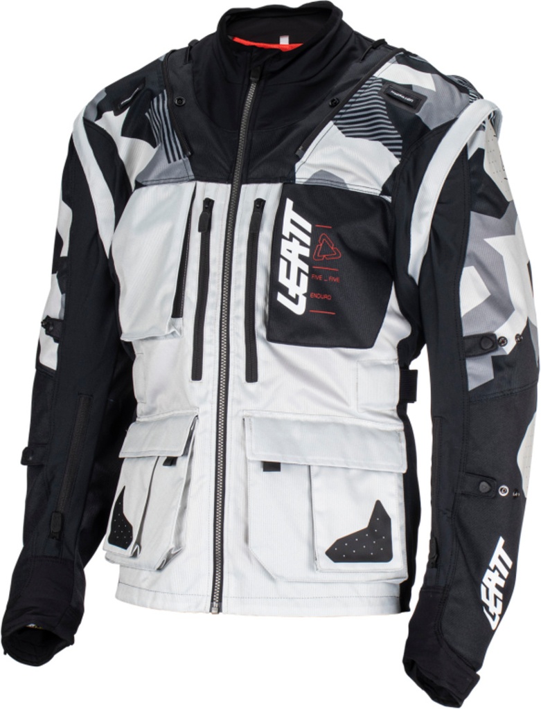 Jacket Moto 5.5 Enduro Forge gray-black-red