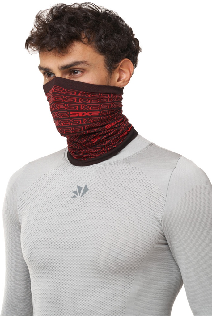 Neck warmer TBX V2 Logo black-red