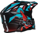 Cross Helmet iXS363 2.0 black matt-petrol-red