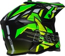 Cross Helmet iXS363 2.0 black matt-yellow fluo-green fluo