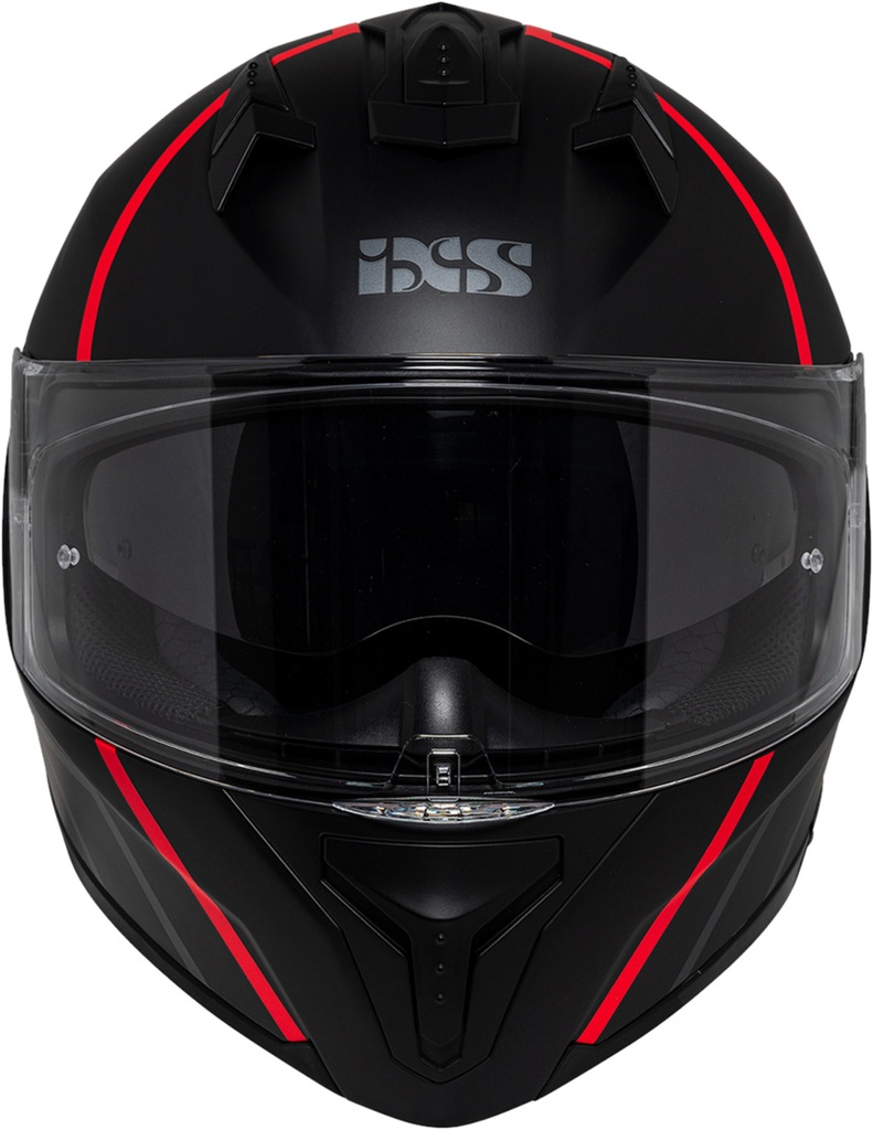 Full Face Helmet iXS217 2.0 black matt-red