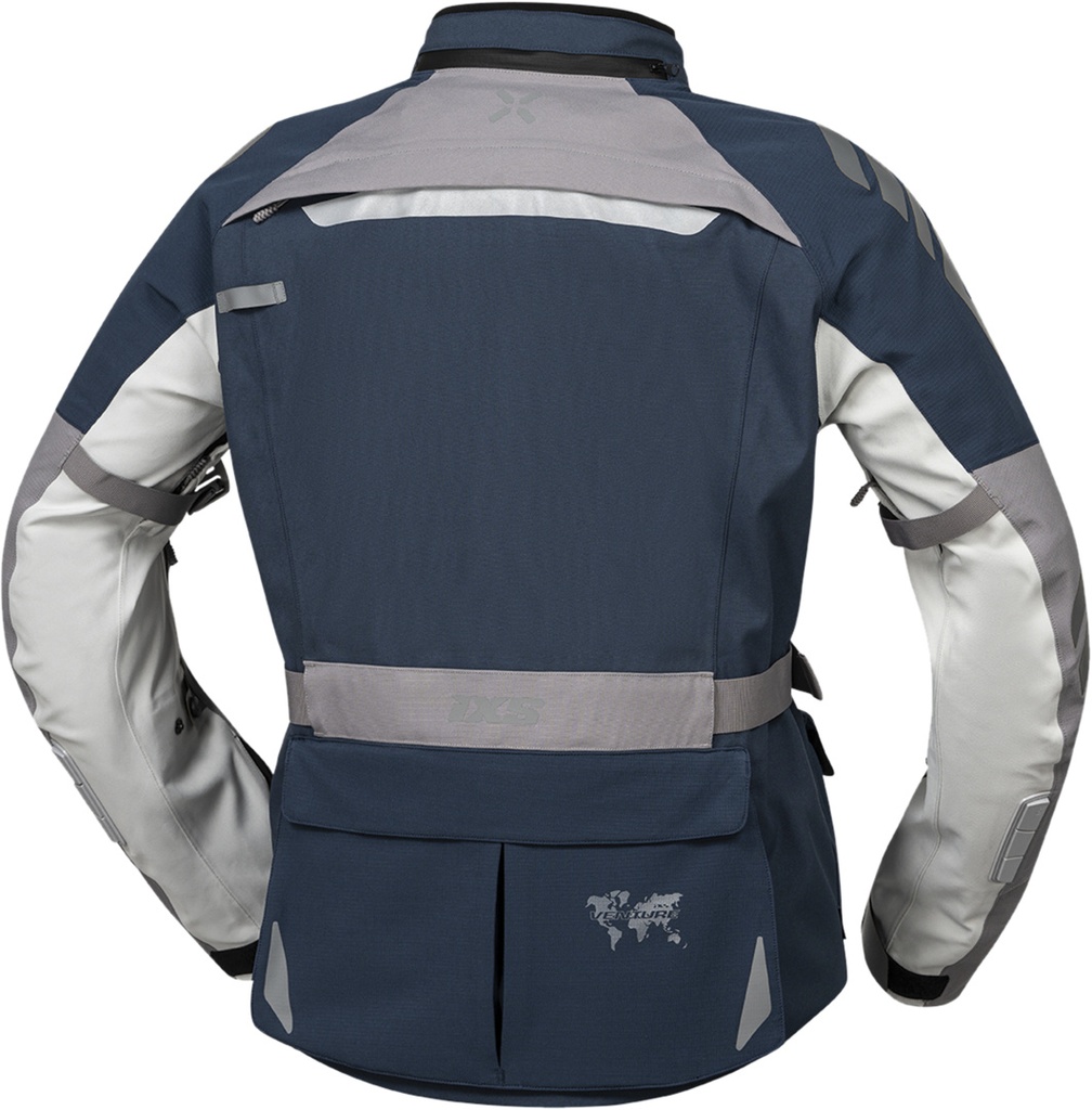 Venture-STX 1.0 laminated jacket blue-light grey