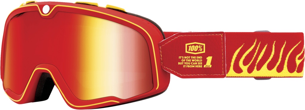 Goggles Barstow Death Spray - Mirror Red Lens