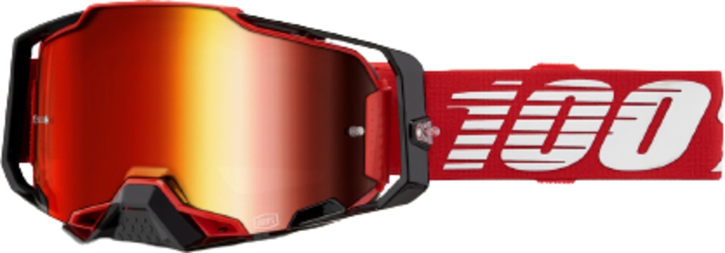 Armega Goggle Red - Mirror Red Lens