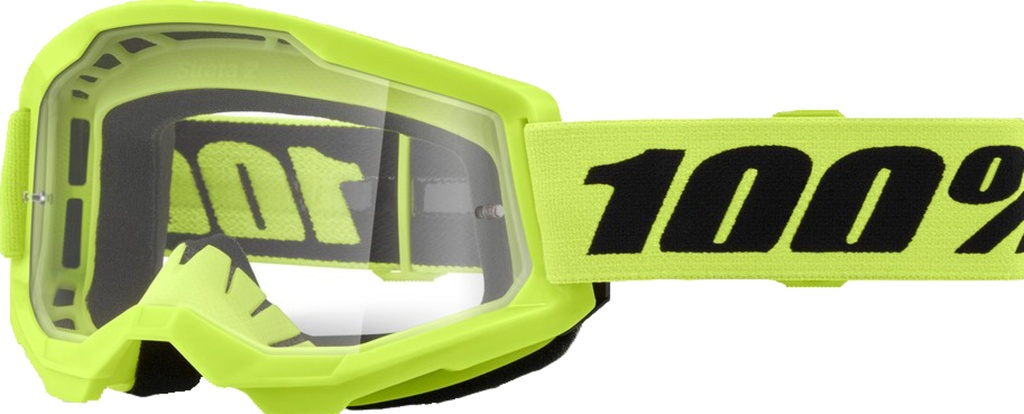 Goggle Strata 2 Neon Yellow - Clear Lens