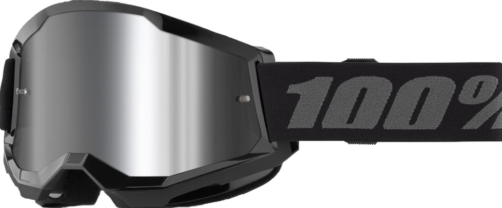 Goggle Strata 2 Black - Mirror Silver Lens
