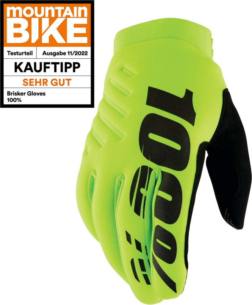Brisker Gloves Fluo Yellow