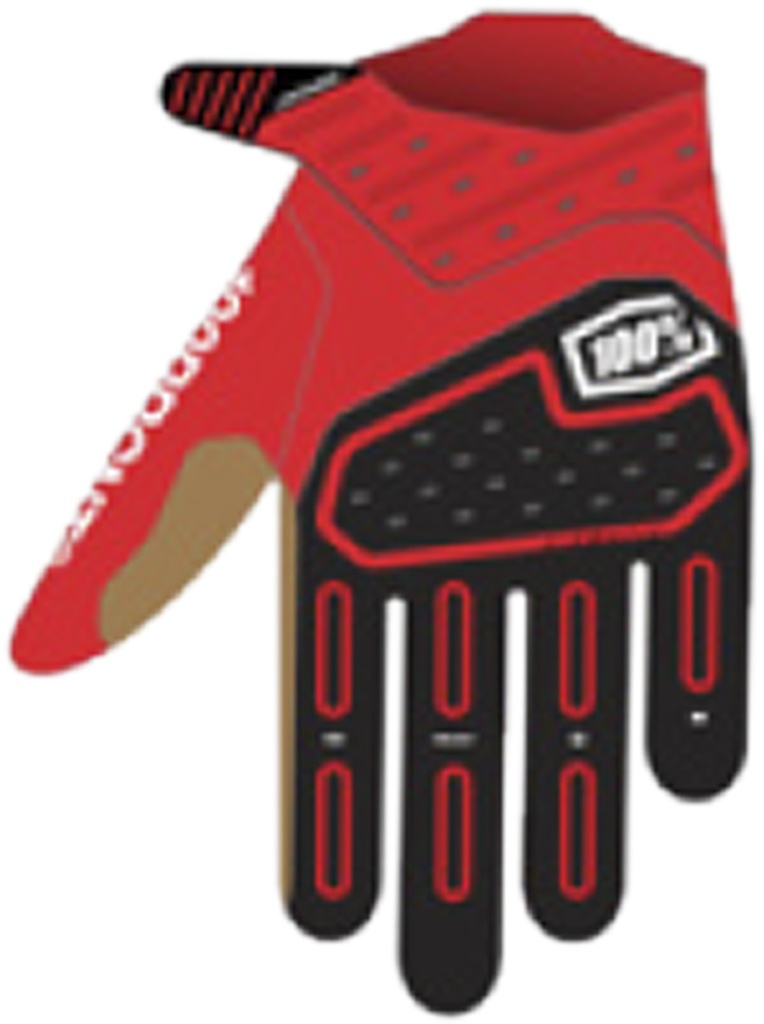 AIRMATIC Gloves red/black