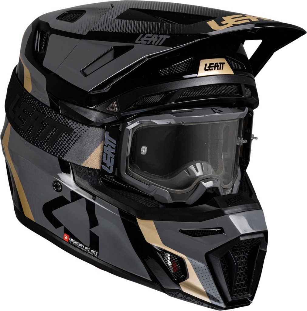 Helmet Kit Moto 8.5 V25 black-grey-brown