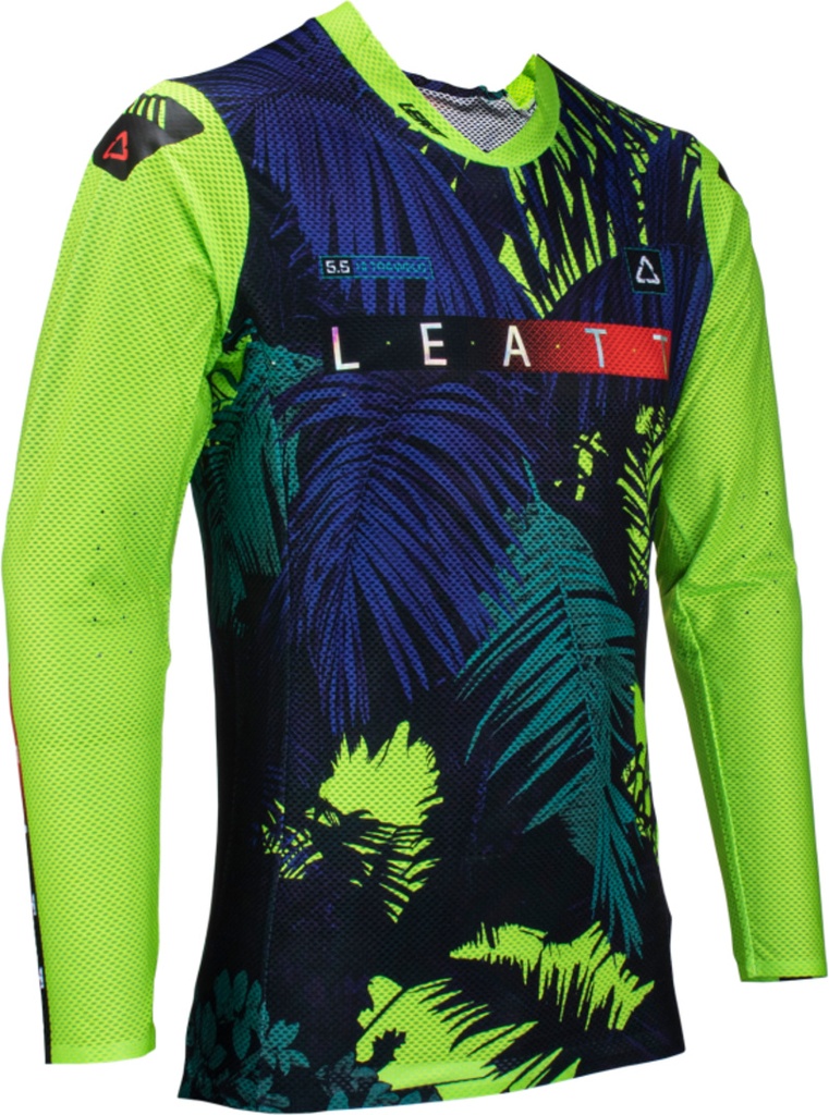 Jersey Moto 5.5 UltraWeld Jungle black-lime-blue