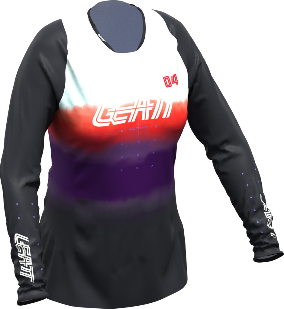 Jersey Moto 4.5 Lite Women V25 sunburn black-white-red