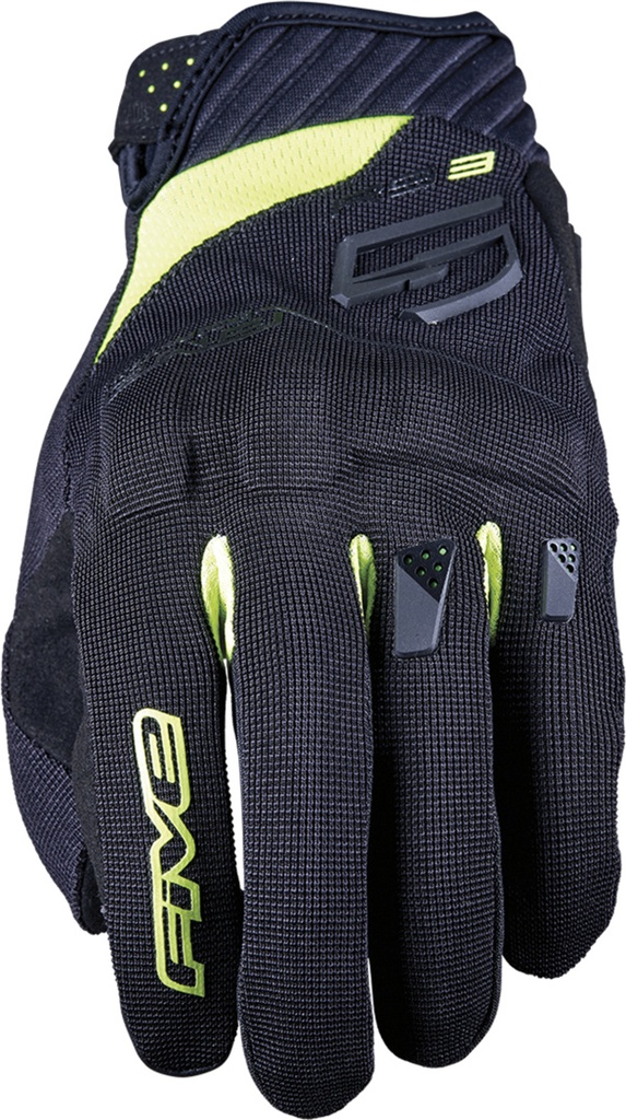 Gloves RS3 EVO black-fluo yellow
