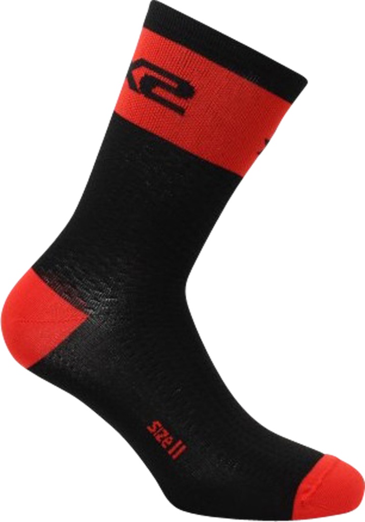 short socks SHORT LOGO black-red