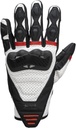 Rapid 1.0 leather gloves black-white-red