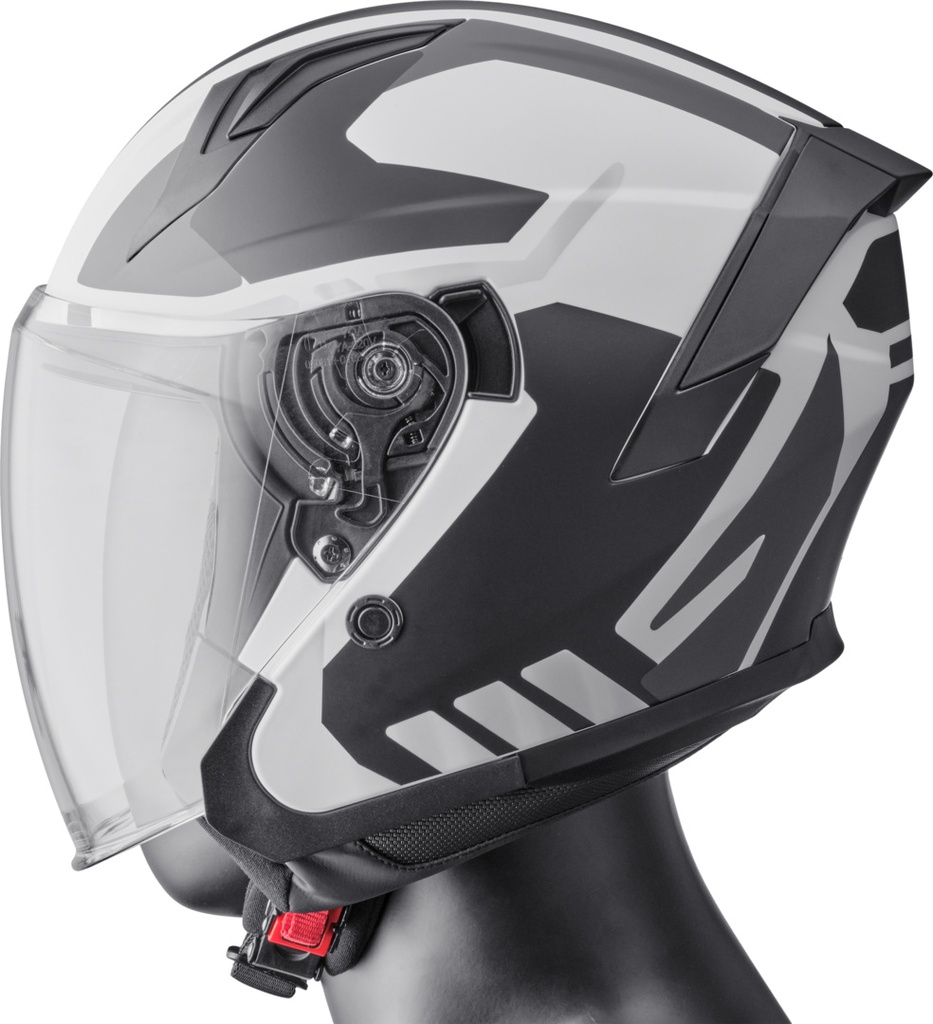Jet Helmet Vectus Graphic black-white