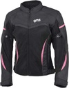 Jacket Tara Mesh black-pink