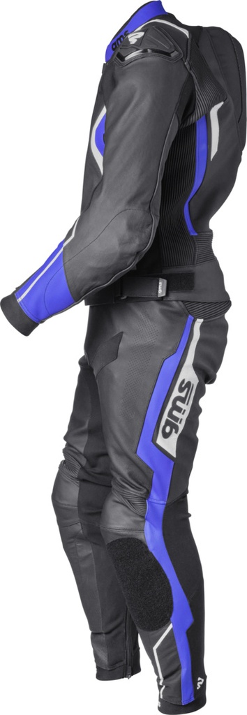 Leather Suit GR-1 2PCS black-blue-white
