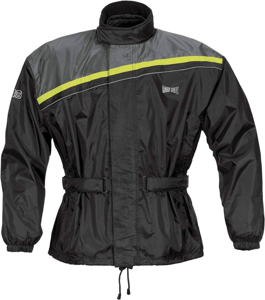 Rain jacket Douglas black-yellow fluo