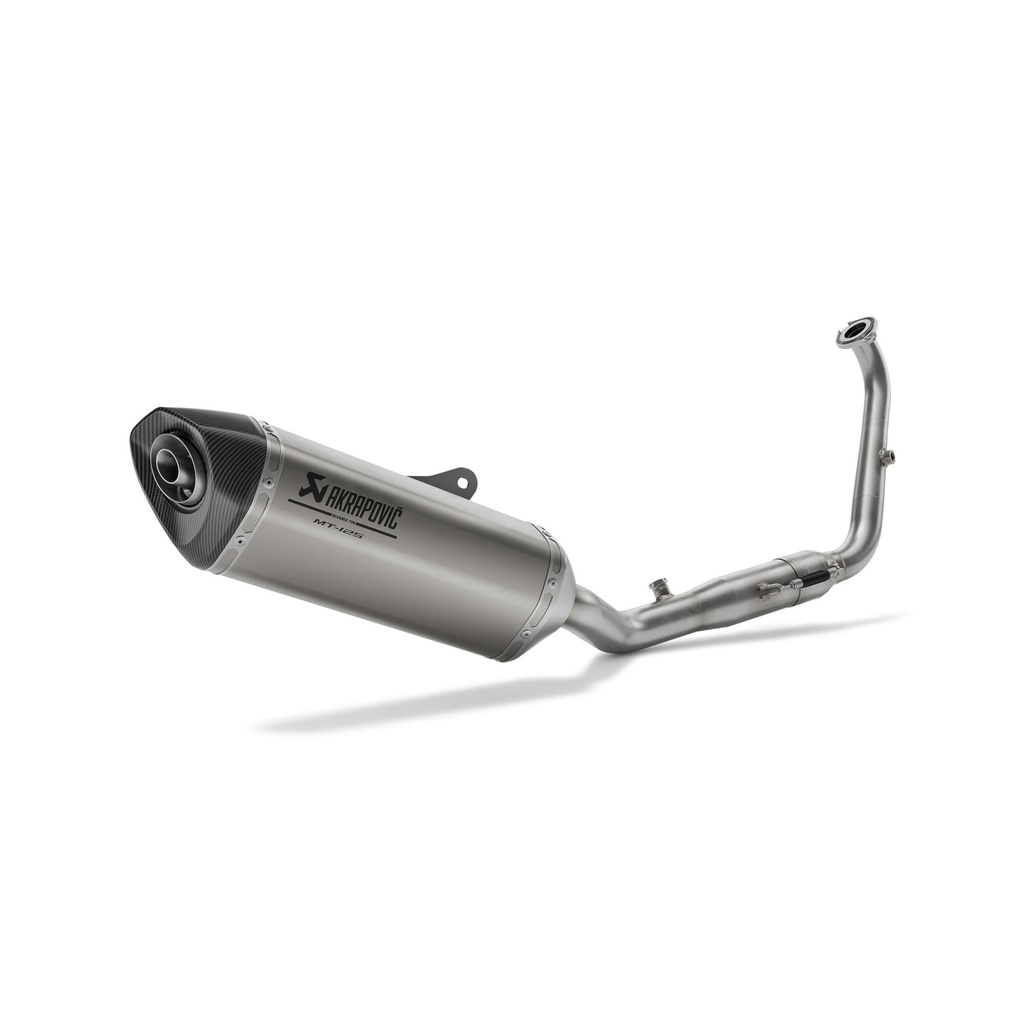 MT-125 Full Akrapovič Exhaust System Titanium