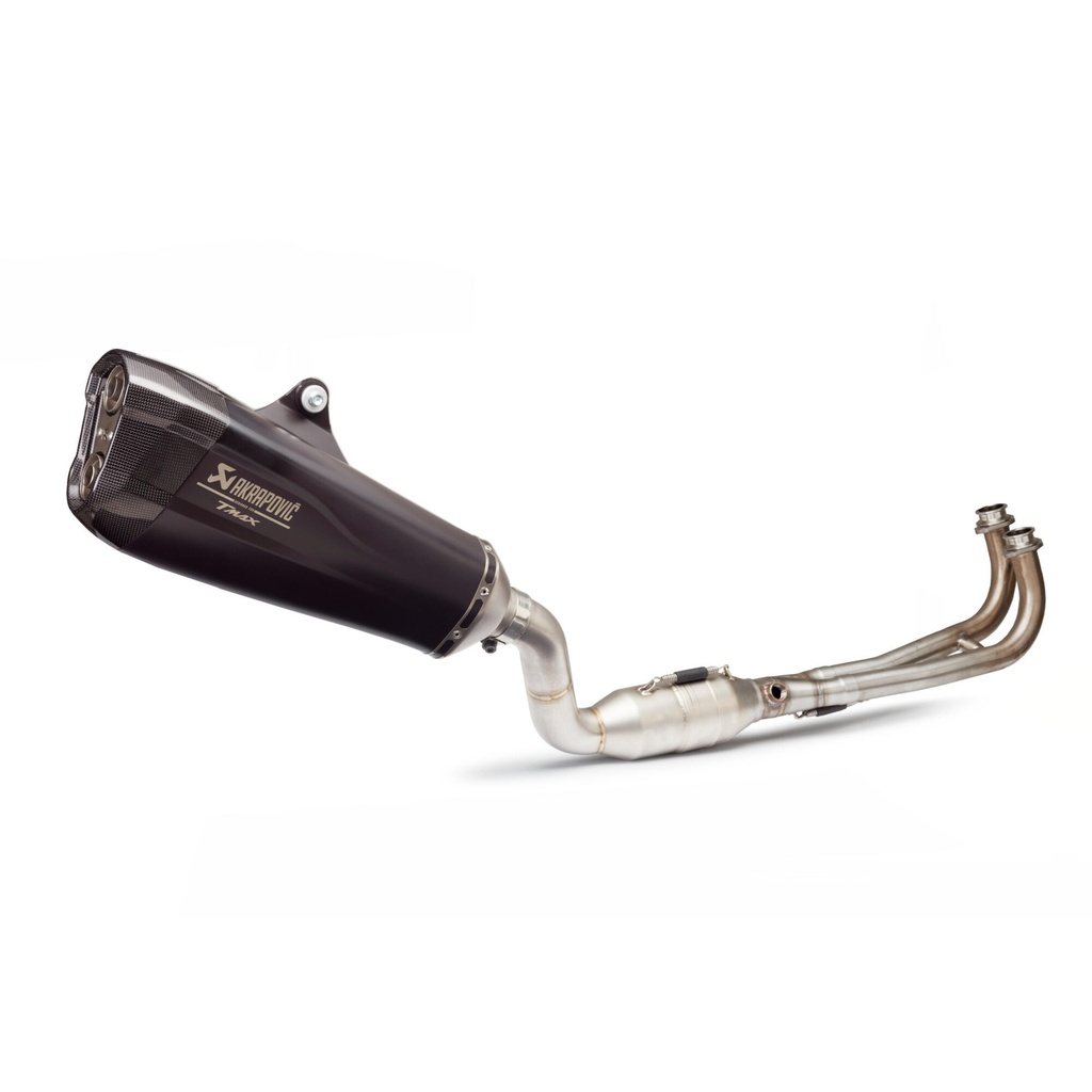 Cjelokupni sustav sa crnim prigušivačem