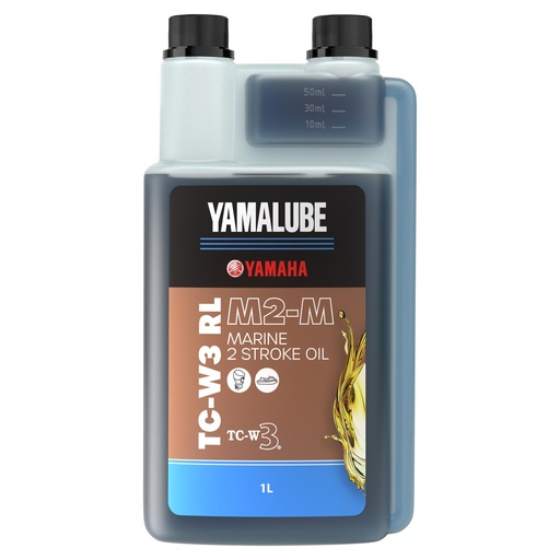 Yamalube M2-M Marine 2 Stroke Oil TC-W3-RL