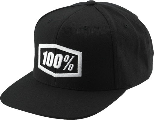 [6220044003OS] ICON Snapback Cap Black